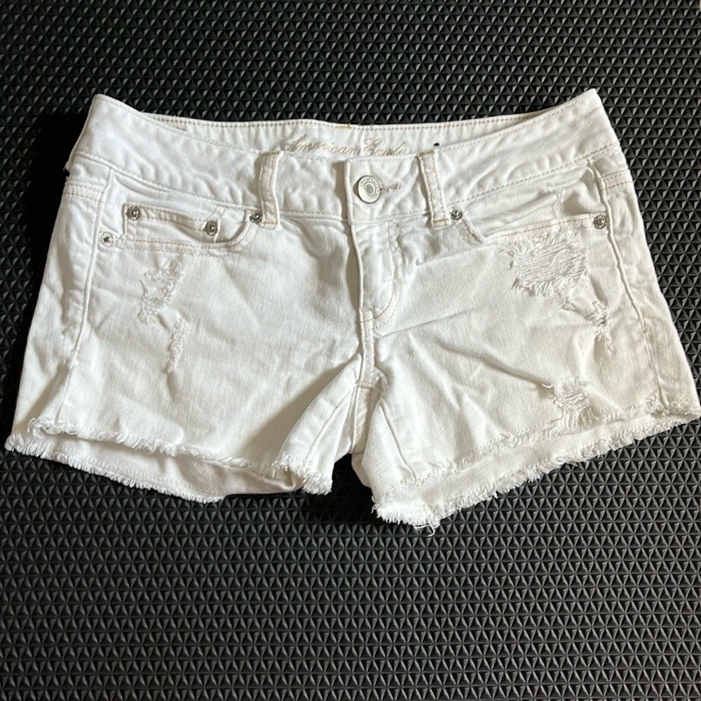 American Eagle Outfitters White Jean Shorts